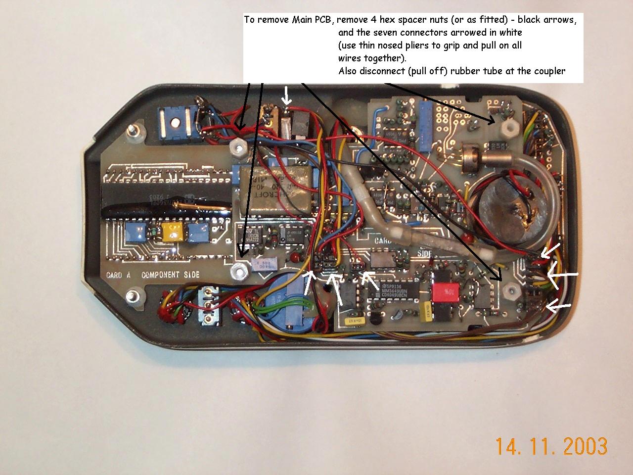 Back cover removed of LR vario