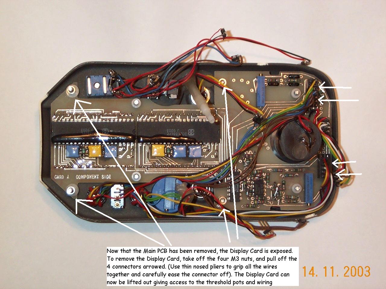 LR3 with main card removed